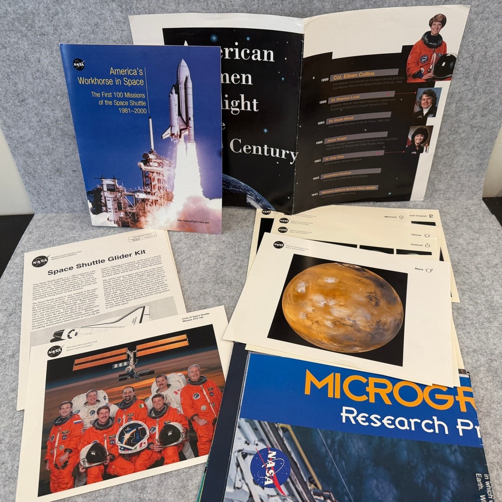 Vintage Space Exploration Classroom Materials, NASA Space Poster, Women in Space